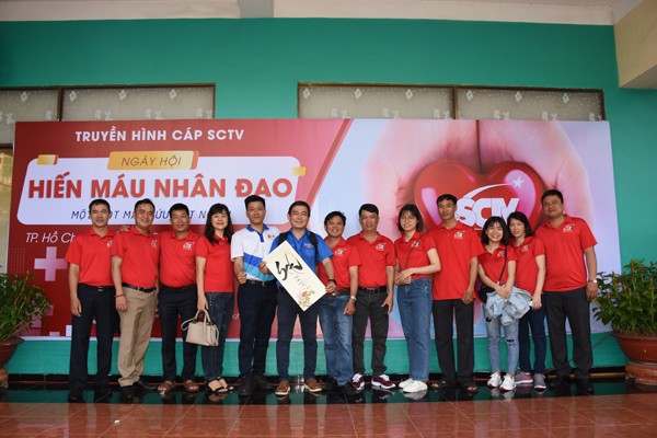 Ngày hội Hiến máu nhân đạo SCTV năm 2020 tại TP.Hồ Chí Minh