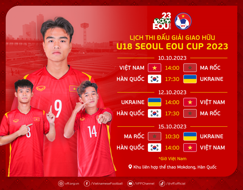 Đội tuyển U18 Việt Nam đã có mặt tại Seoul (Hàn Quốc), sẵn sàng cho các cuộc thử lửa