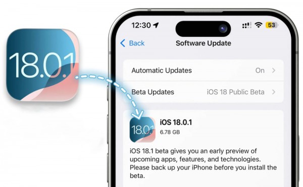 Apple chính thức phát hành bản cập nhật iOS 18.0.1 vài iPadOS 18.0.1