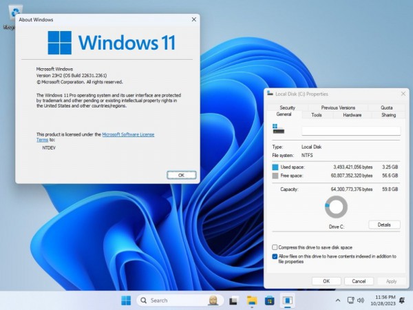 Phiên bản Windows 11 không chứa bloatware chỉ nặng 3 GB