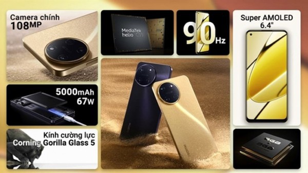 Realme ra mắt bộ đôi smartphone giá cực mềm mới