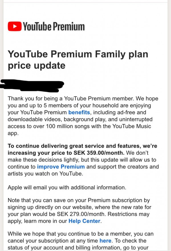 YouTube Premium tiếp tục tăng giá tại một số quốc gia