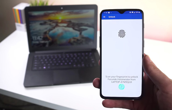 Cách mở máy tính Windows 10 bằng cảm biến vân tay trên smartphone Android