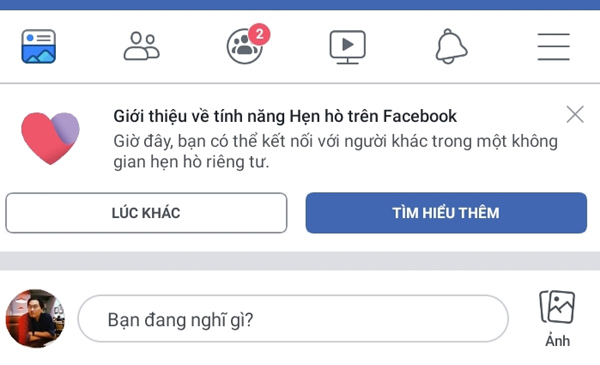 Người dùng Việt Nam đã có thể hẹn hò bí mật trên Facebook