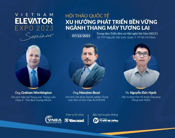 1.200 DN, 1.600 gian hàng trưng bày tại Vietnam Elevator Expo 2023