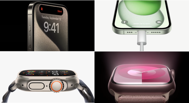Apple ra mắt 4 phiên bản iPhone 15 và dòng đồng hồ thông minh mới