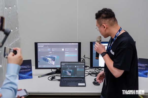 Bên trong phòng thí nghiệm hạ tầng AI của ASUS tại Computex 2026 Bên trong phòng thí nghiệm hạ tầng AI của ASUS tại Computex 2026