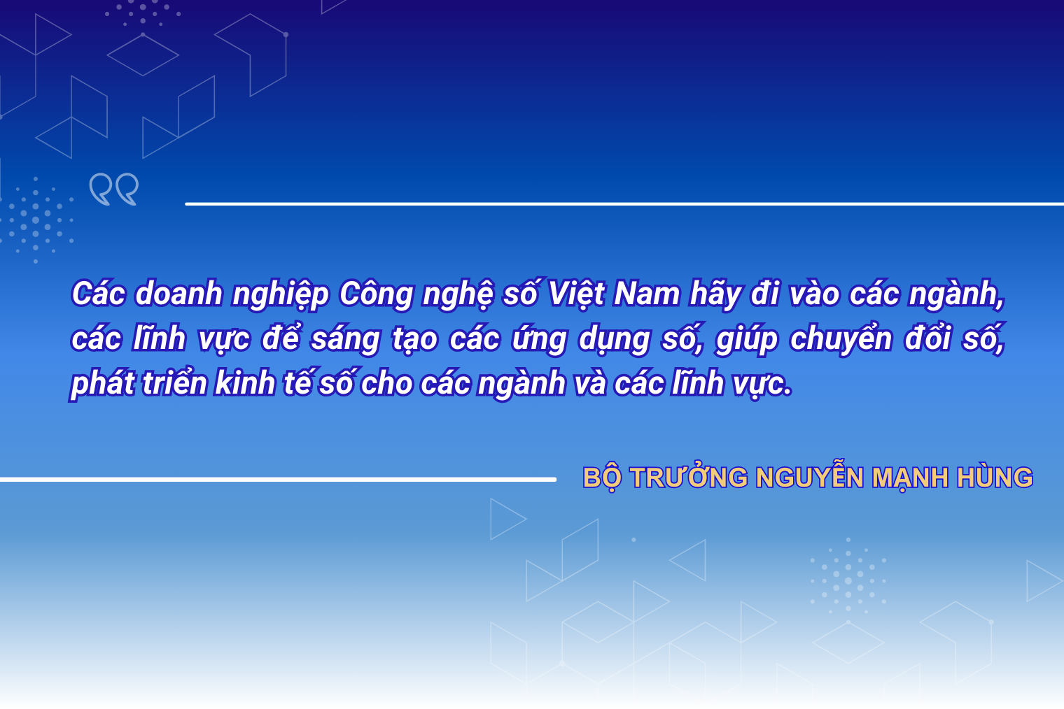 Bộ TT&TT: Phát triển kinh tế số, quan trọng nhất là ứng dụng chuyển đổi số cho các ngành