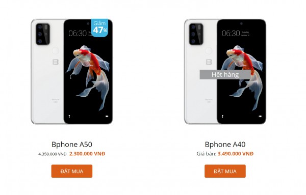 Bphone A40 “cháy hàng” sau khi giảm giá sâu Bphone A40 “cháy hàng” sau khi giảm giá sâu
