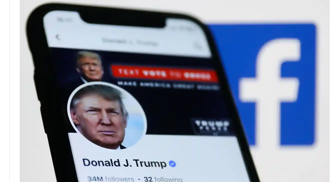 Cựu Tổng thống Mỹ Donald Trump trở lại Facebook, YouTube