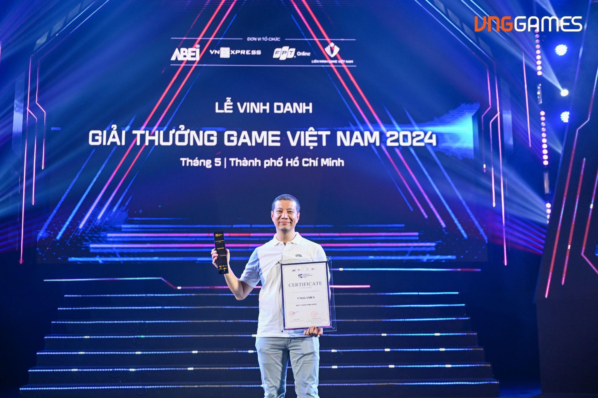 Giải thưởng Game 2024: VNG là nhà phát hành xuất sắc, VNPT là nhà mạng được vinh danh