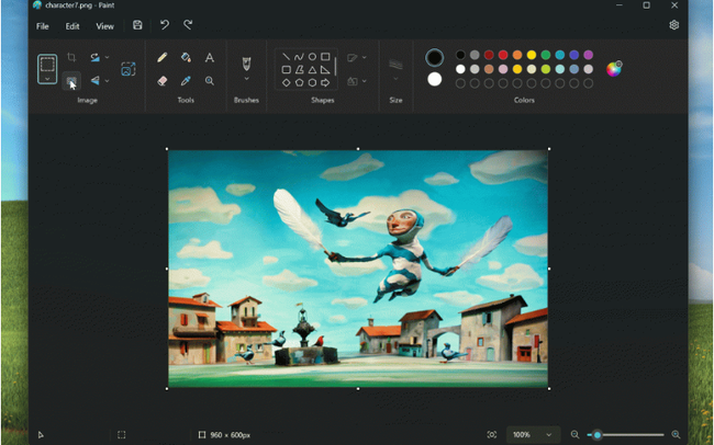 Microsoft thử nghiệm tích năng xóa nền tự động trong Paint