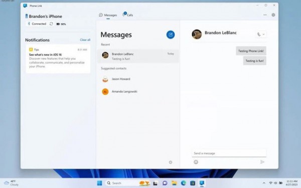 Người dùng có thể nhắn tin iMessage qua máy tính Windows 11 Người dùng có thể nhắn tin iMessage qua máy tính Windows 11