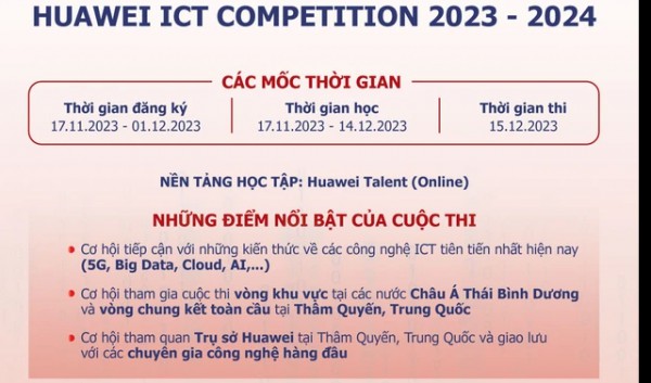 Tìm kiếm sinh viên xuất sắc tham gia cuộc thi công nghệ toàn cầu