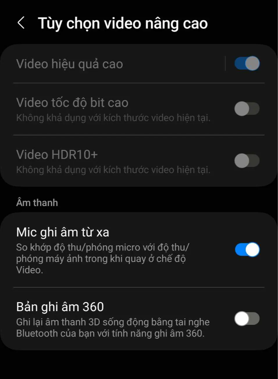 Tính năng quay 8K tốc độ bit cao trên Galaxy S23 Ultra không hoạt động sau khi cập nhật