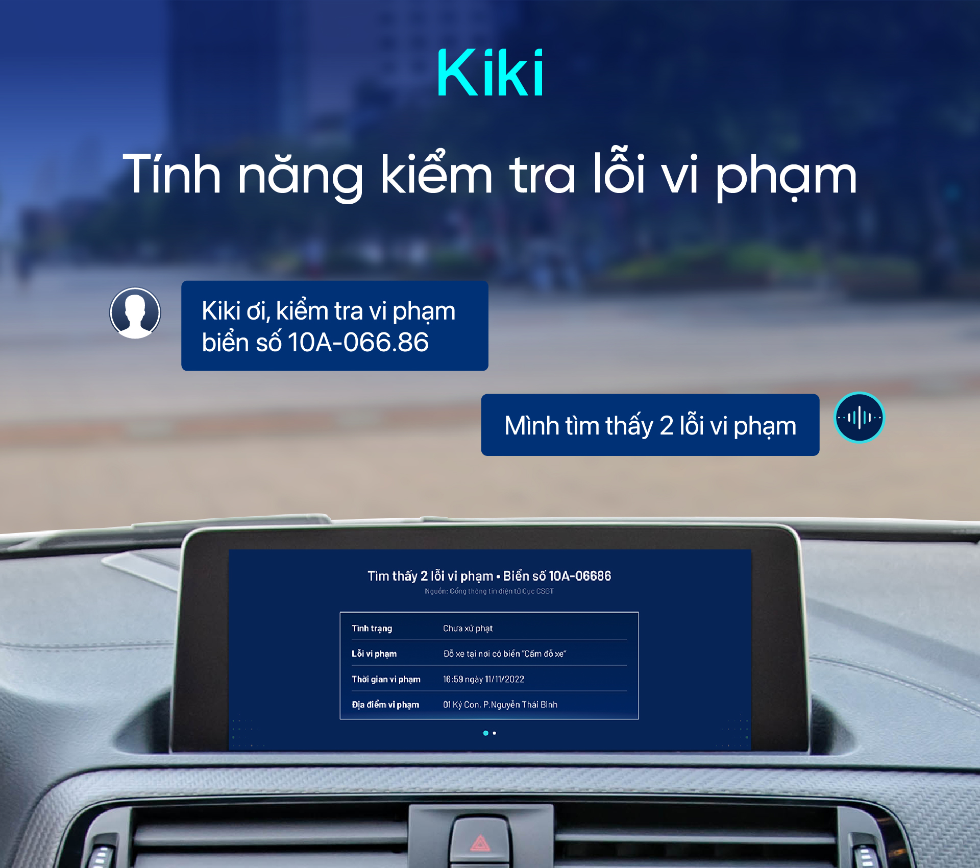 Trợ lý tiếng Việt Kiki cán mốc 600.000 ô tô cài đặt Trợ lý tiếng Việt Kiki cán mốc 600.000 ô tô cài đặt