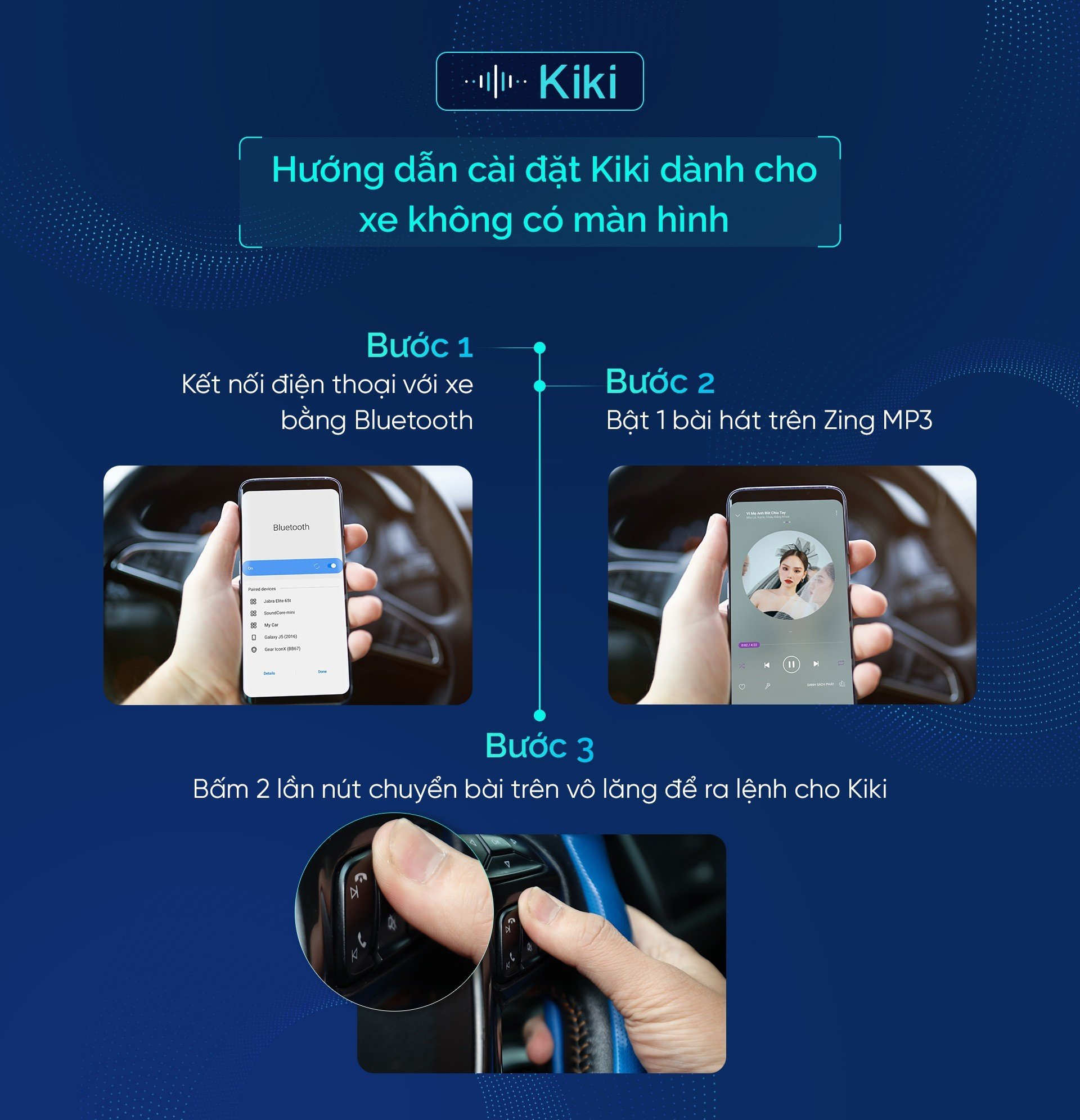 Trợ lý tiếng Việt Kiki cán mốc 600.000 ô tô cài đặt Trợ lý tiếng Việt Kiki cán mốc 600.000 ô tô cài đặt