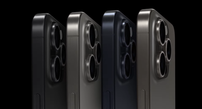 iPhone 15 Pro sở hữu khung titan, chip A17 Pro, nút mới Action, camera 48 MP, giá 999 USD iPhone 15 Pro sở hữu khung titan, chip A17 Pro, nút mới Action, camera 48 MP, giá 999 USD