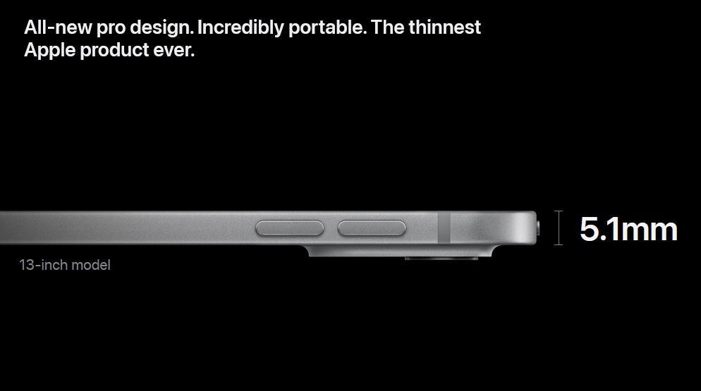 iPod Nano bị "đào mộ" trong quảng cáo về độ mỏng kỷ lục của iPad Pro