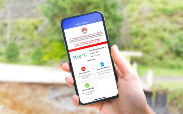 Ứng dụng chuyển đổi số vào công tác phòng chống thiên tai