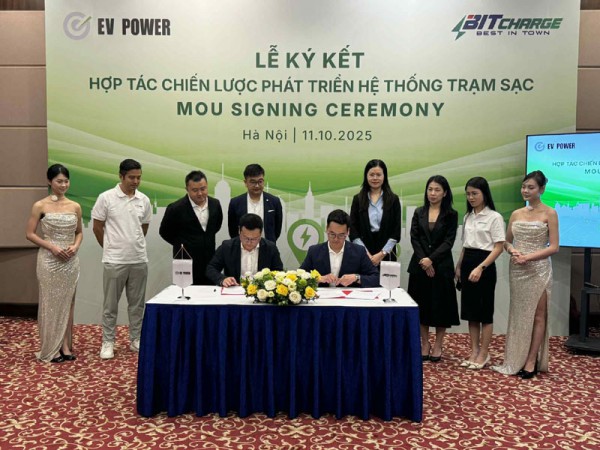EV Power và BitCharge hợp tác phát triển trạm sạc xe điện tại Việt Nam EV Power và BitCharge hợp tác phát triển trạm sạc xe điện tại Việt Nam