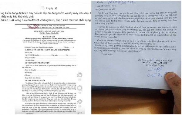 Kiểm định khí thải phải ký giấy cam kết, nhiều người dùng xe máy dầu hoang mang