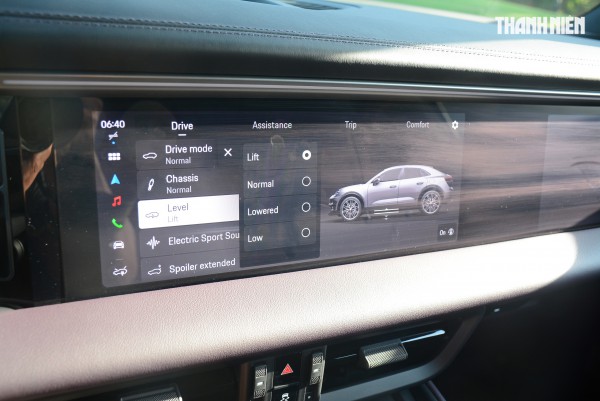 Mặt trái của màn hình cảm ứng tích hợp nhiều chức năng trên ô tô hiện đại