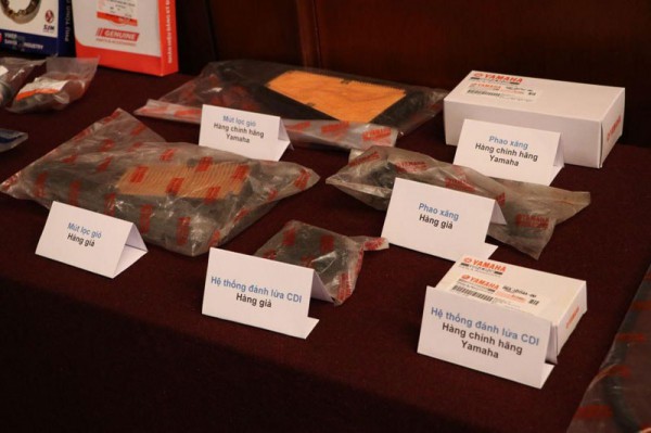 Nhức nhối vấn nạn phụ tùng xe máy giả Nhức nhối vấn nạn phụ tùng xe máy giả