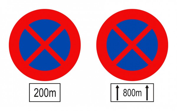 Phân biệt biển báo có ký hiệu chữ số, mũi tên phía dưới thế nào?