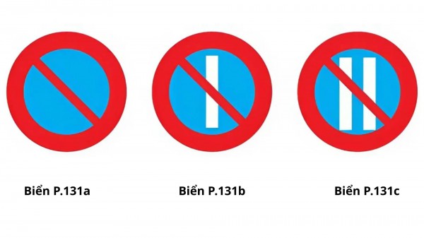 Phân biệt một và hai gạch trắng trên biển cấm đỗ xe