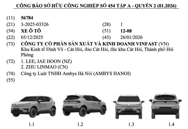 VinFast VF 5 sắp có bản nâng cấp, thiết kế cứng cáp hơn