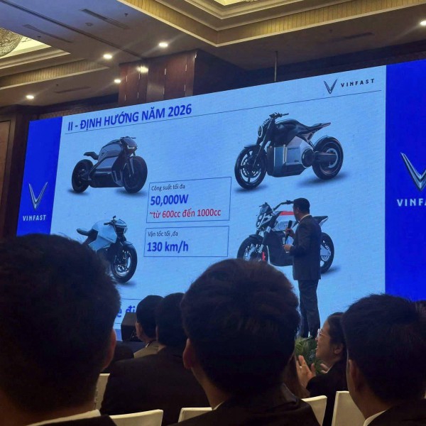 VinFast sắp trình làng mô tô điện, mạnh ngang xe xăng 1.000 phân khối? VinFast sắp trình làng mô tô điện, mạnh ngang xe xăng 1.000 phân khối?
