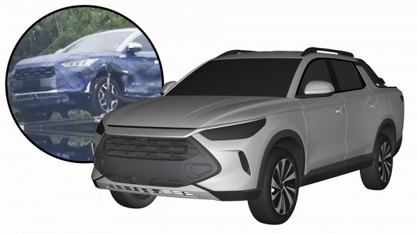 Xe bán tải mới của BYD lộ diện Xe bán tải mới của BYD lộ diện