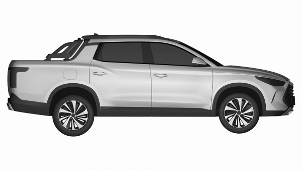 Xe bán tải mới của BYD lộ diện Xe bán tải mới của BYD lộ diện