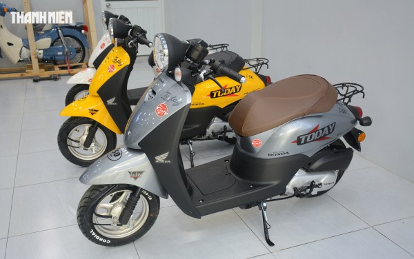 Xe tay ga tiết kiệm xăng Honda Today 50 về Việt Nam 20 chiếc Xe tay ga tiết kiệm xăng Honda Today 50 về Việt Nam 20 chiếc