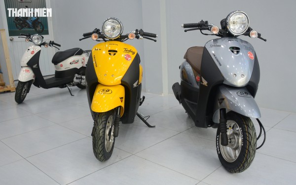 Xe tay ga tiết kiệm xăng Honda Today 50 về Việt Nam 20 chiếc Xe tay ga tiết kiệm xăng Honda Today 50 về Việt Nam 20 chiếc