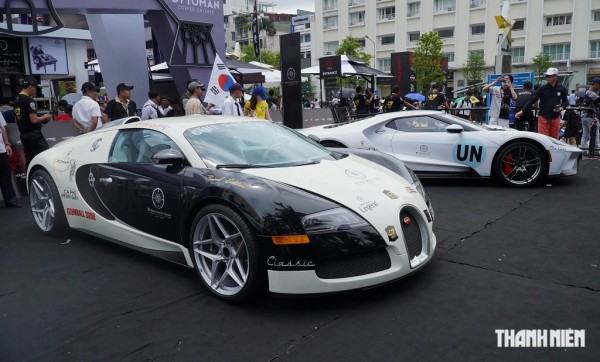 Đội xe của Đặng Lê Nguyên Vũ tại Gumball 3000, sánh vai loạt siêu xe thế giới