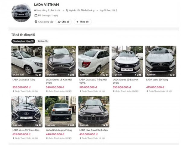 Ô tô Lada về Việt Nam chưa kịp mở bán đã thanh lý