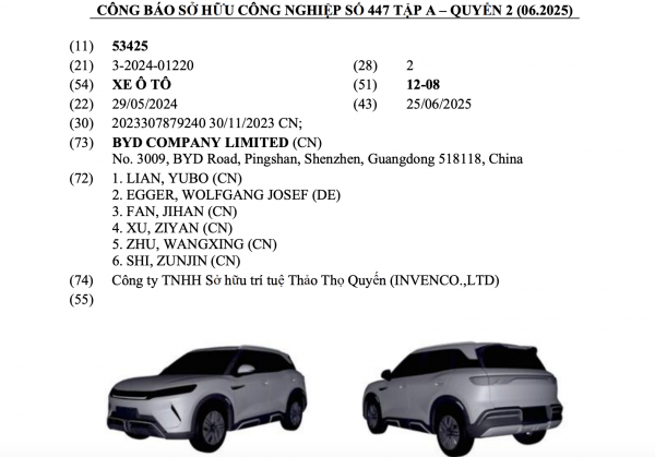 Ô tô điện BYD Atto 2 rục rịch gia nhập thị trường Việt Nam Ô tô điện BYD Atto 2 rục rịch gia nhập thị trường Việt Nam
