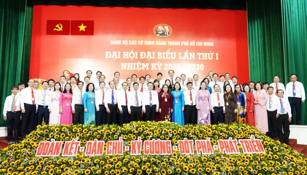 281 đại biểu về dự Đại hội Đảng bộ các cơ quan Đảng TP.HCM
