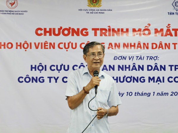 47 hội viên cựu công an nhân dân TP.HCM và thân nhân được mổ mắt miễn phí