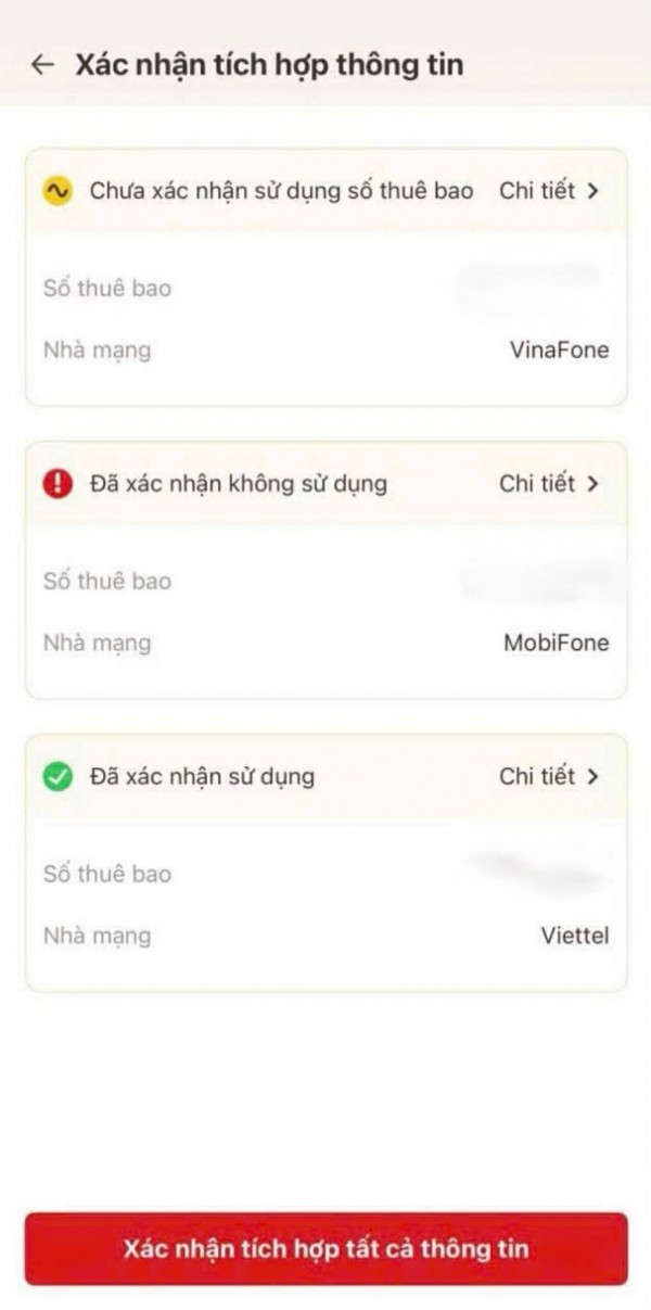 7 bước tự xác thực SIM chính chủ bằng ứng dụng VNeID