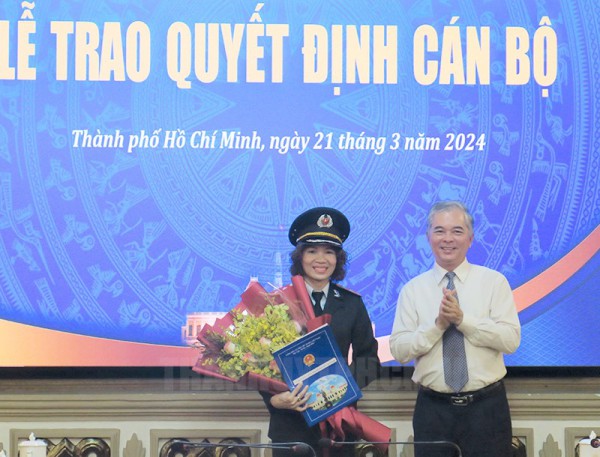 Bà Đinh Thị Thu làm Phó chánh thanh tra TP.HCM