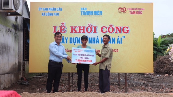 Báo Thanh Niên khởi công 2 căn nhà nhân ái tại tỉnh Đồng Nai Báo Thanh Niên khởi công 2 căn nhà nhân ái tại tỉnh Đồng Nai