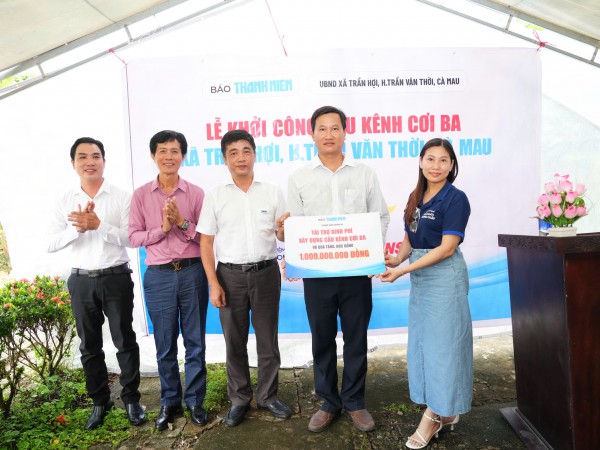 Báo Thanh Niên khởi công cầu giúp bà con ở nơi cuối cùng bản đồ Việt Nam Báo Thanh Niên khởi công cầu giúp bà con ở nơi cuối cùng bản đồ Việt Nam