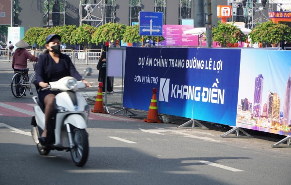 Bắt đầu chỉnh trang đường Lê Lợi giữa trung tâm TP.HCM