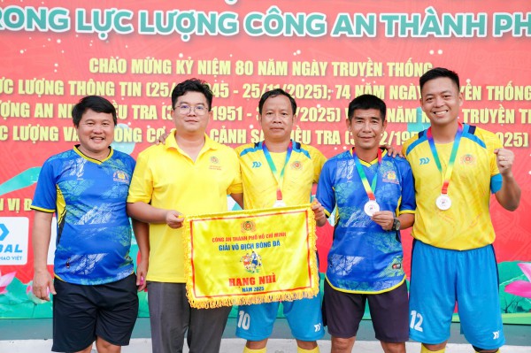 Bế mạc giải bóng đá lực lượng Công an TP.HCM năm 2025 Bế mạc giải bóng đá lực lượng Công an TP.HCM năm 2025