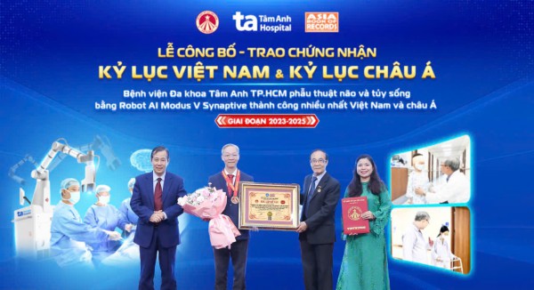 Bệnh viện đa khoa Tâm Anh TP.HCM lập kỷ lục Việt Nam, châu Á