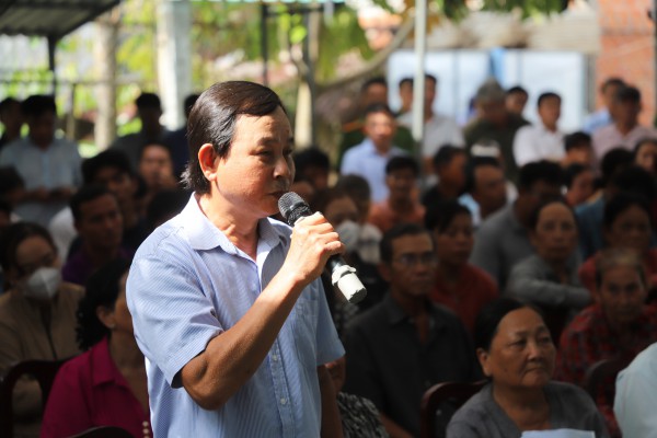 Bí thư Vĩnh Long đối thoại người dân về lo ngại quanh 2 mỏ cát sông Hậu