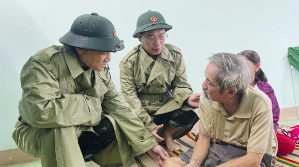 Bộ Quốc phòng kiểm tra, chỉ đạo ứng phó bão Kalmaegi tại Quảng Ngãi